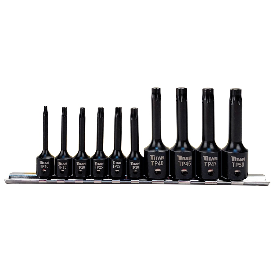 Titan™ 10-Pc Impact Torx Bit Socket Set